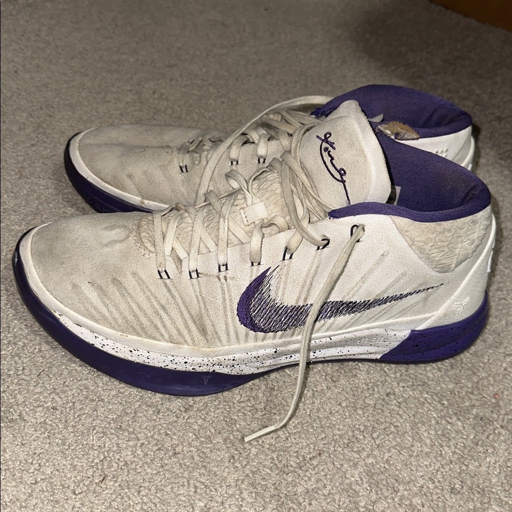 Nike Kobe Bryant White Purple Mids